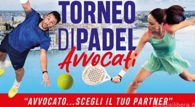 Brindisi, Torneo di Padel Avvocati, il 28 ottobre “Uniti per lo Sport”
