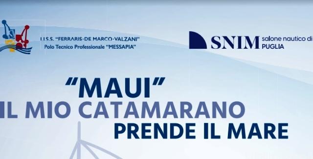 BRINDISI.“MAUI, IL MIO CATAMARANO” PRENDE IL MARE.