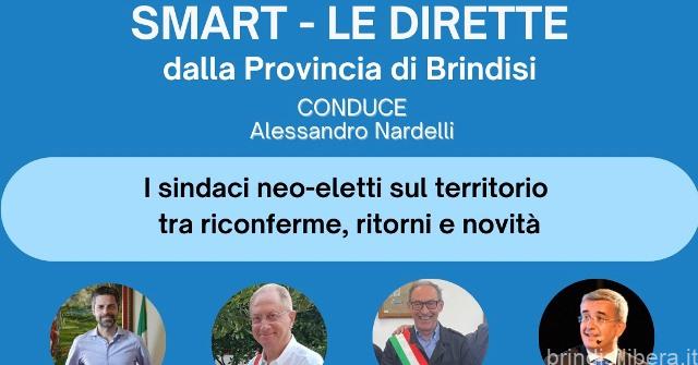 BRINDISI.Mediterranea tv:“Sindaci sul territorio tra riconferme, ritorni e novità” nella quarta puntata di Smart