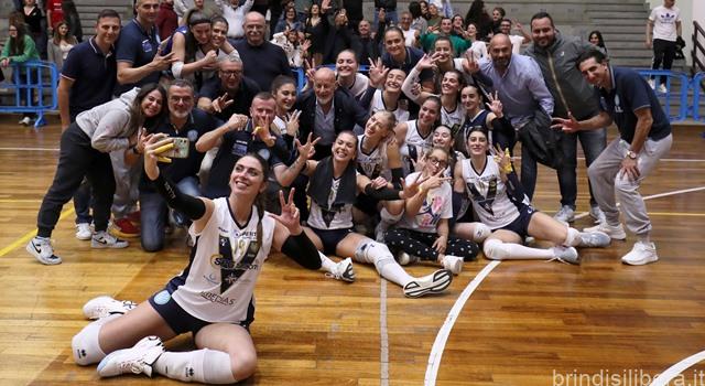 L’Aurora Volley Brindisi batte Casamassima e rimane solitaria in testa alla classifica