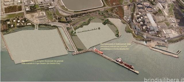 Porto Brindisi: nuovo, fondamentale passo in avanti verso il recupero funzionale dei piazzali della colmata di Capo Bianco (ex British Gas).