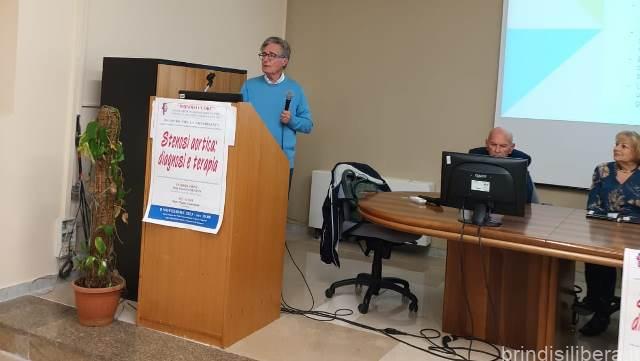 BRINDISI. Continuano gli appuntamenti del “ mercoledì di Brindisi Cuore “: incontro con il dott. Mario  Guadalupi  , sulla “ STENOSI  AORTICA”.