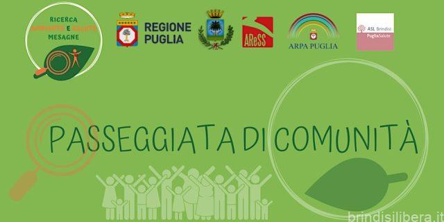 Mesagne (Br).Progetto Ambiente e Salute, martedì 5 dicembre la passeggiata di comunità aperta a tutti