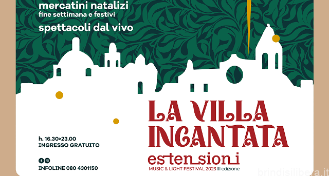 “La Villa Incantata” accende lo straordinario Natale di Ostuni