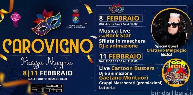 Tutto pronto per il “Carnevale a Carovigno 2024”