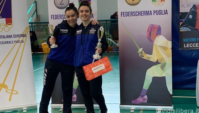 BRINDISI.Scherma: le lame azzurre “maestri Zumbo” trionfano a Lecce con Chiara Panzera nella spada femminile giovani