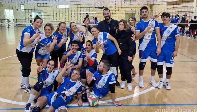 Nuova Tripletta di vittorie” della ASD BRUNDISIUM VOLLEY nei 3 campionati MISTO, FEMMINILE, MASCHILE