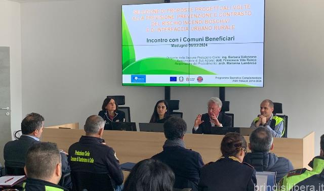 La Regione Puglia finanzia con 2,7 milioni di euro 34 Comuni per contrastare il fenomeno degli incendi Boschivi