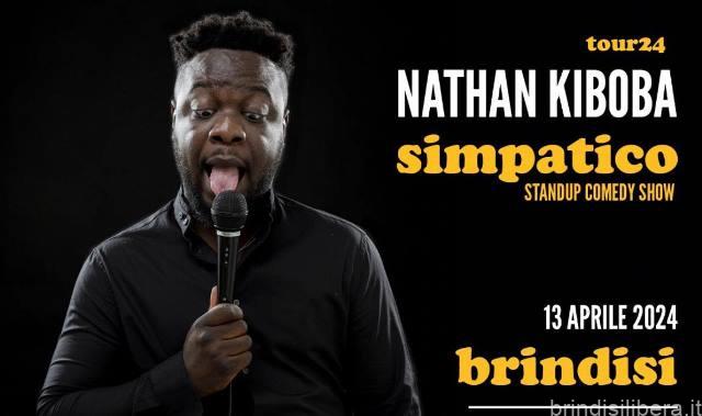 Nathan Kiboba al Popa’s Club di Brindisi sabato 13 aprile Il comico è a Le Iene in prima serata su Italia1