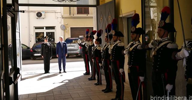 Visita del Prefetto di Brindisi, Dottor Luigi Carnevale, al Comando Provinciale Carabinieri di Brindisi.
