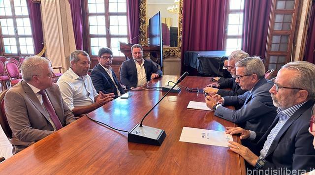 BRINDISI.TAVOLO TECNICO SU POLO NAUTICO – C’E’ PIENA CONDIVISIONE SULL’INVESTIMENTO