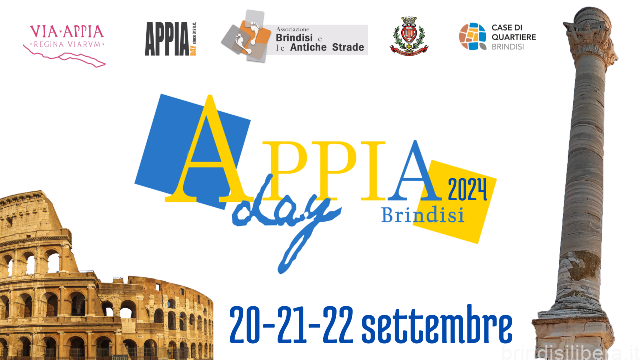AppiaDay2024 – BRINDISI: Pronto il programma delle iniziative 20-21-22 settembre 2024