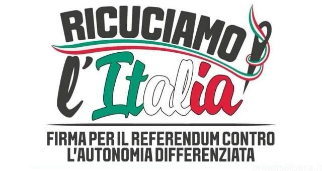 BRINDISI.RICUCIAMO L’ITALIA – RACCOLTA FIRME ORGANIZZATA DAI GEV PUGLIA PER IL REFERENDUM