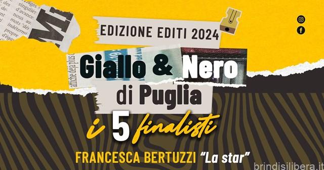 BRINDISI.I CINQUE FINALISTI DEL FESTIVAL “GIALLO E NERO DI PUGLIA 2024”