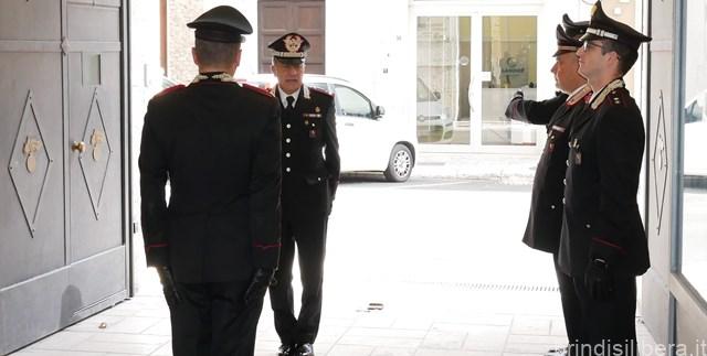 Visita del Generale di Brigata Ubaldo DEL MONACO, Comandante del Comando Legione Carabinieri “Puglia”.
