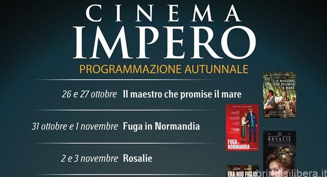 BRINDISI.AL “CINEMA IMPERO” L’AUTUNNO D’AUTORE IN UNA RASSEGNA