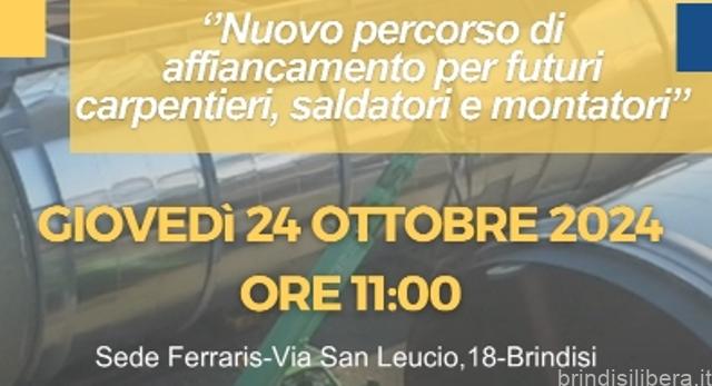 BRINDISI.SCANDIUZZI STEEL CONSTRUCTIONS S.P.A INCONTRA GLI STUDENTI DELL’ISTITUTO PROFESSIONALE “FERRARIS”