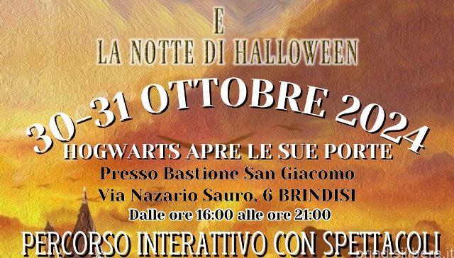 “Hogwarts e la notte di Halloween” a Brindisi