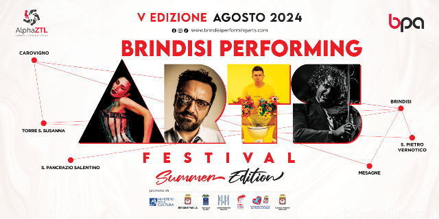 Brindisi Performing Arts Festival: un’estate di successi e nuove sorprese per l’autunno
