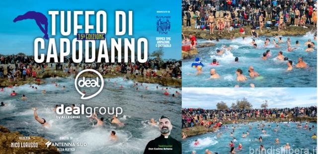 Tuffo di Capodanno Brindisi presentata ufficialmente la XV Edizione, in palio anche un volo in elicottero sulla conca a cura della Asd Volare in Salento