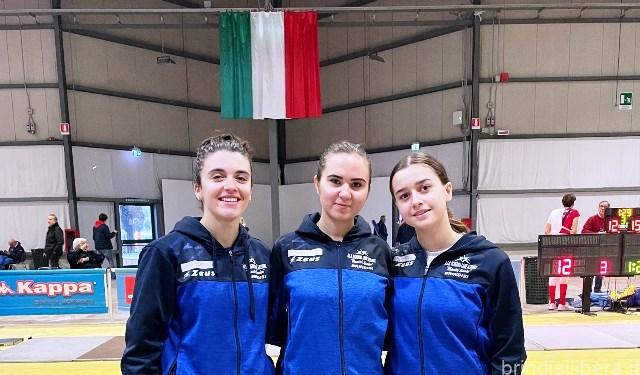 Scherma: MIRIANA MORCIANO E CHIARA PANZERA CENTRANO IL MAIN DRAW NELLA 1^PROVA NAZIONALE ASSOLUTI