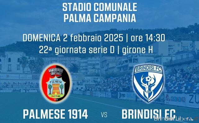 US PALMESE 1914 – BRINDISI FC: ONLINE I BIGLIETTI PER I TIFOSI OSPITI