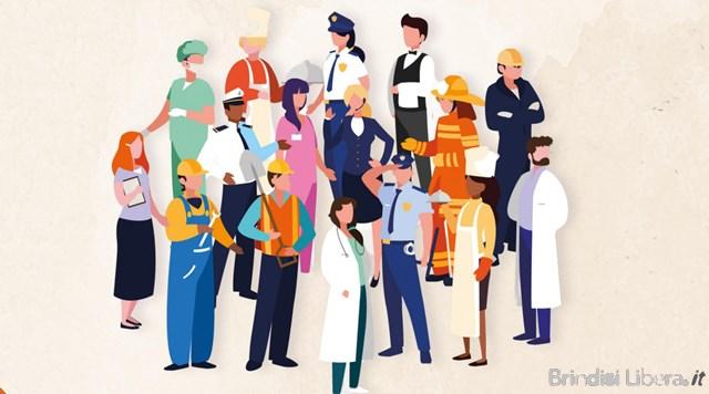 Francavilla Fontana-Manifestazione in occasione della Festa dei Lavoratori