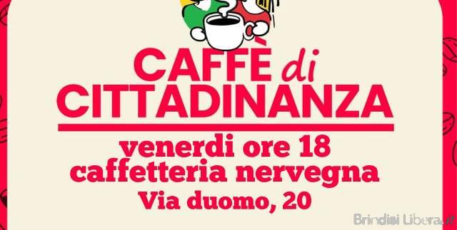 BRINDISI-Un caffè per parlare di cittadinanza!