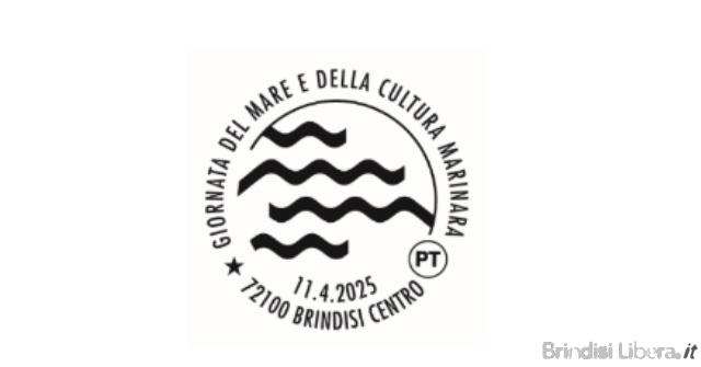 POSTE ITALIANE: L’11 APRILE DISPONIBILE A  A BRINDISI L’ANNULLO FILATELICO PER  LA GIORNATA DEL MARE E DELLA CULTURA MARINARA