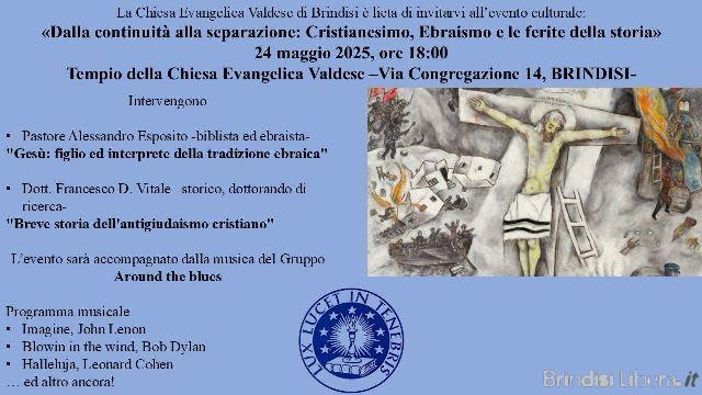 “Dalla continuità alla separazione: Cristianesimo, Ebraismo e le ferite della storia”