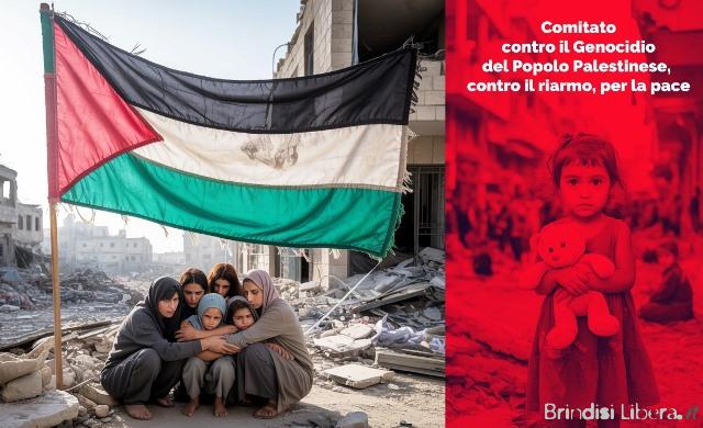 Il Comitato per la Pace scende in piazza: manifestazione davanti alla base ONU di Brindisi