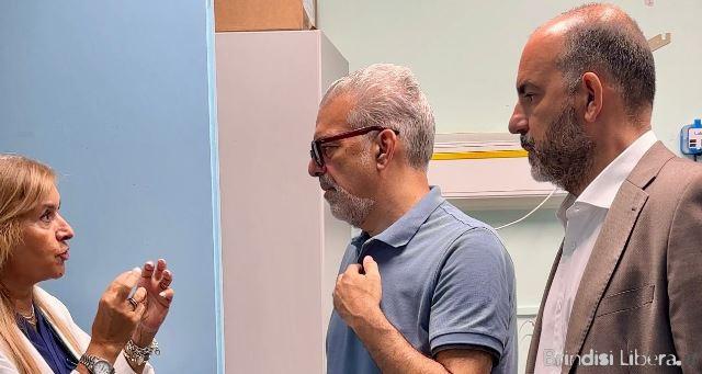BRINDISI-EMERGENZA SANGUE, IL PRESIDENTE MATARRELLI VISITA IL CENTRO TRASFUSIONALE DEL “PERRINO”