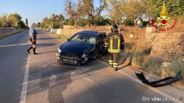 Doppio intervento dei Vigili del Fuoco di Brindisi per incidenti stradali a San Vito dei Normanni e Carovigno