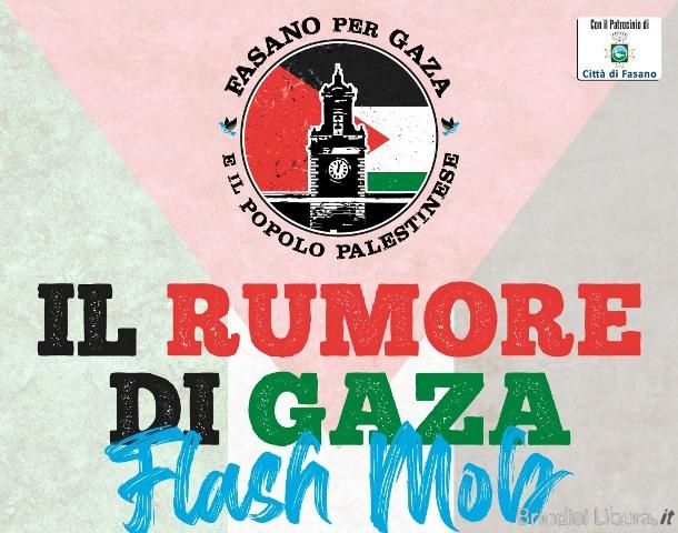 FLASH MOB in PIAZZA CIAIA per GAZA e IL POPOLO PALESTINESE.