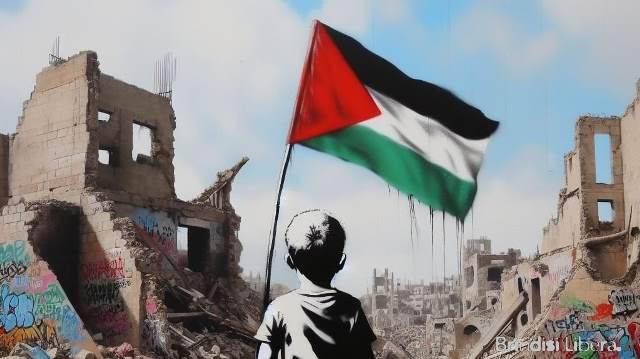 Lunedì 22 settembre 2025  Sciopero generale per la Palestina  A Brindisi sit-in in piazza della Vittoria
