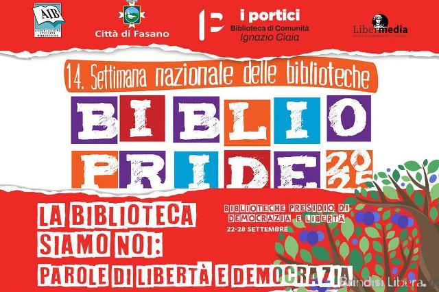 Fasano- La Biblioteca siamo noi: parole di libertà e democrazia