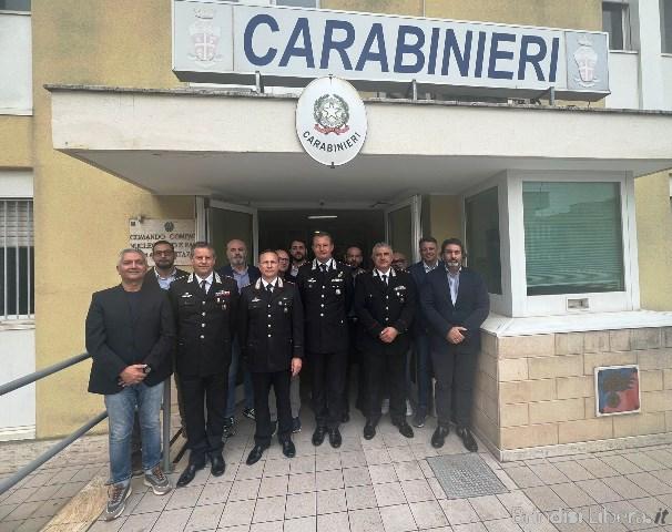 Francavilla Fontana (BR). Visita del Generale di Brigata Iacopo Mannucci Benincasa, Comandante della Legione Carabinieri “Puglia”, alla Compagnia Carabinieri di Francavilla Fontana.