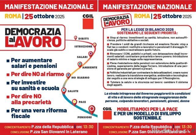 CGIL Brindisi, un anno di lotte, rivendicazioni, solidarietà e futuro