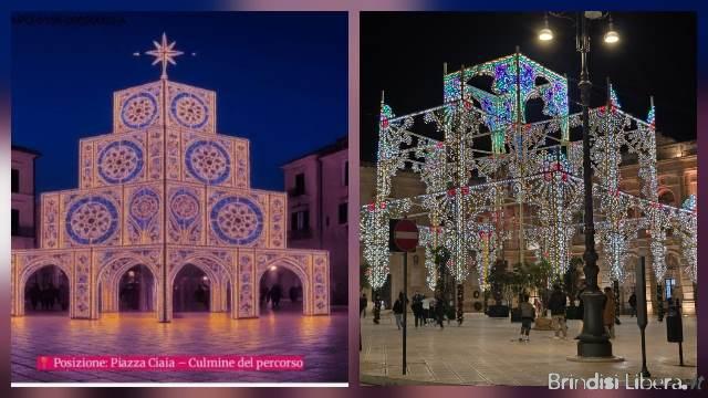 Smontaggio luminarie in Piazza Ciaia: non conformità progettuale e installazione di Albero di Natale tradizionale