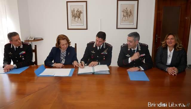 Lecce, Brindisi e Taranto. Firmato il Protocollo d’Intesa tra Arma dei Carabinieri e associazione CO.TU.LE.VI per il contrasto alla violenza di genere