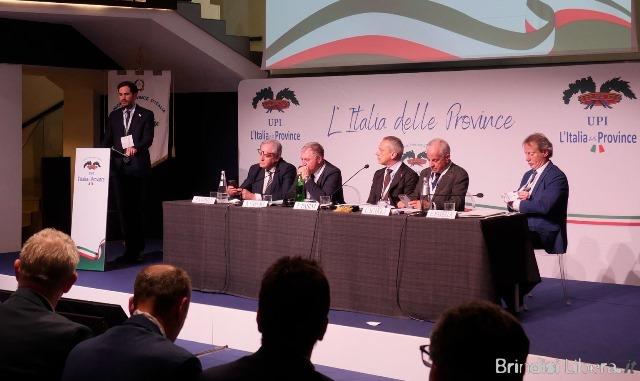 Provincia di Brindisi all’Assemblea UPI: approvati i punti programmatici ed eletto Enzo Lattuca presidente nazionale
