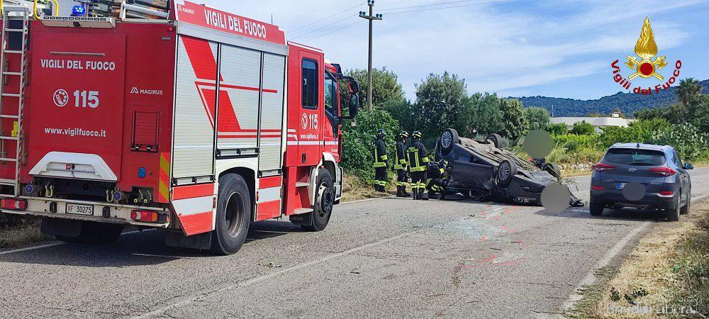 Ostuni,Dramma sfiorato sulla SP9: incidente nei pressi di masseria Conte