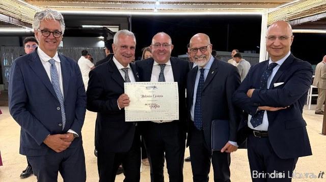 BRINDISI AL FORUM ITALIA DI ECCELLENZA: ANTONIO GIAIMIS TRA I PREMIATI A TORRE COLIMENA