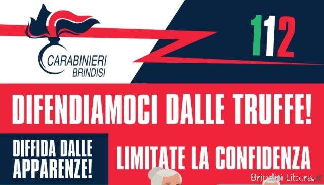 Fasano (BR), anziana truffata dal “finto Carabiniere”: i veri Militari individuano l’autore e recuperano la refurtiva.