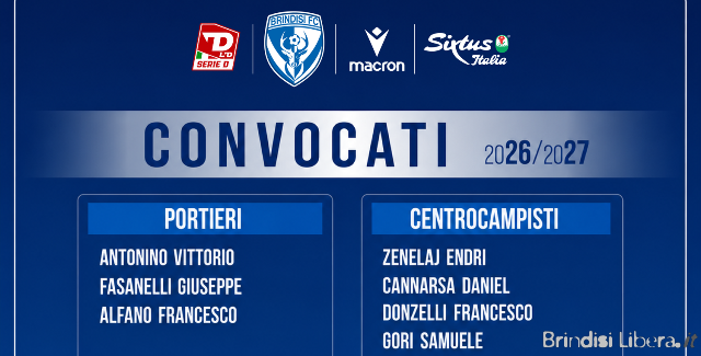 Brindisi FC: al via il ritiro precampionato