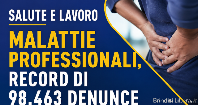 SALUTE E LAVORO. MALATTIE PROFESSIONALI, RECORD DI 98.463 DENUNCE. FEROLI: «PREVENIRE È L’UNICO MODO PER FERMARNE LA CRESCITA»