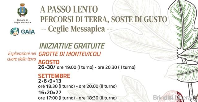CEGLIE A PASSO LENTO: PERCORSI DI TERRA, SOSTE DI GUSTO