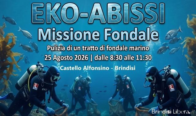 EKO-ABISSI – Missione Fondale”: il Rotary Club di Brindisi “Valesio” e Ekoclub International Puglia Insieme per la Pulizia del Mare a Brindisi