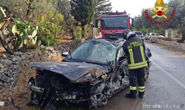 Incidente sulla SP 47 nel territorio di Latiano: un’auto coinvolta, conducente soccorso dal 118
