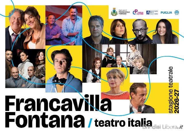 Francavilla Fontana, una nuova stagione teatrale tra grandi interpreti, emozioni e storie del nostro tempo